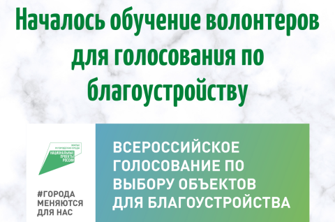 стартовало обучение добровольцев.